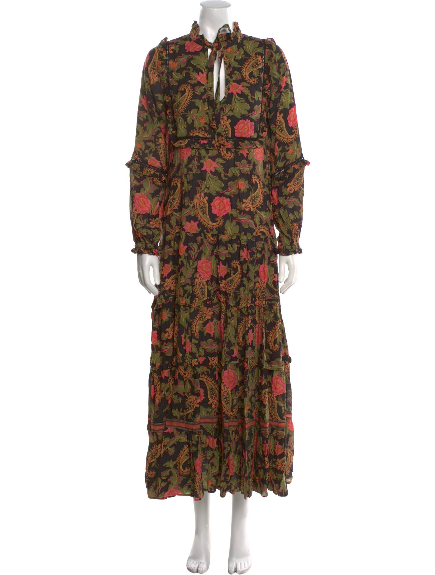 Spell Floral Print Long Dress w/ Tags
