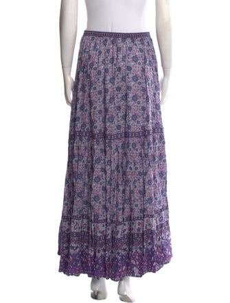 Spell Printed Midi Length Skirt