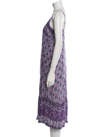 Spell Floral Print Midi Length Dress