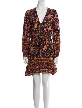 Spell Floral Print Mini Dress