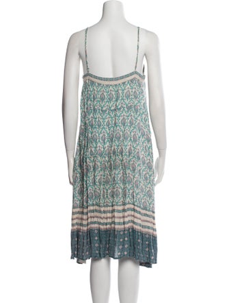 Spell Printed Knee-Length Dress