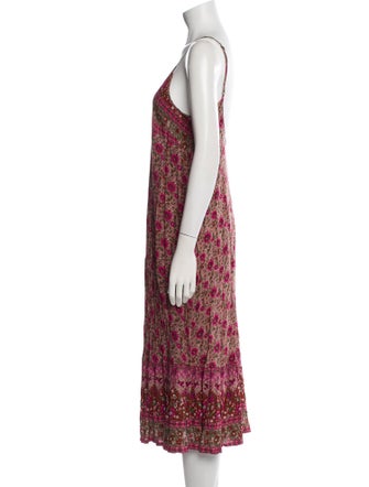 Spell Floral Print Midi Length Dress