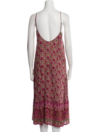 Spell Floral Print Midi Length Dress