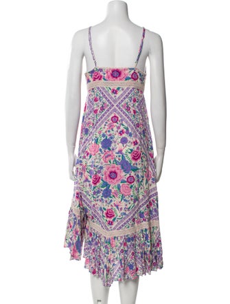 Spell Floral Print Midi Length Dress