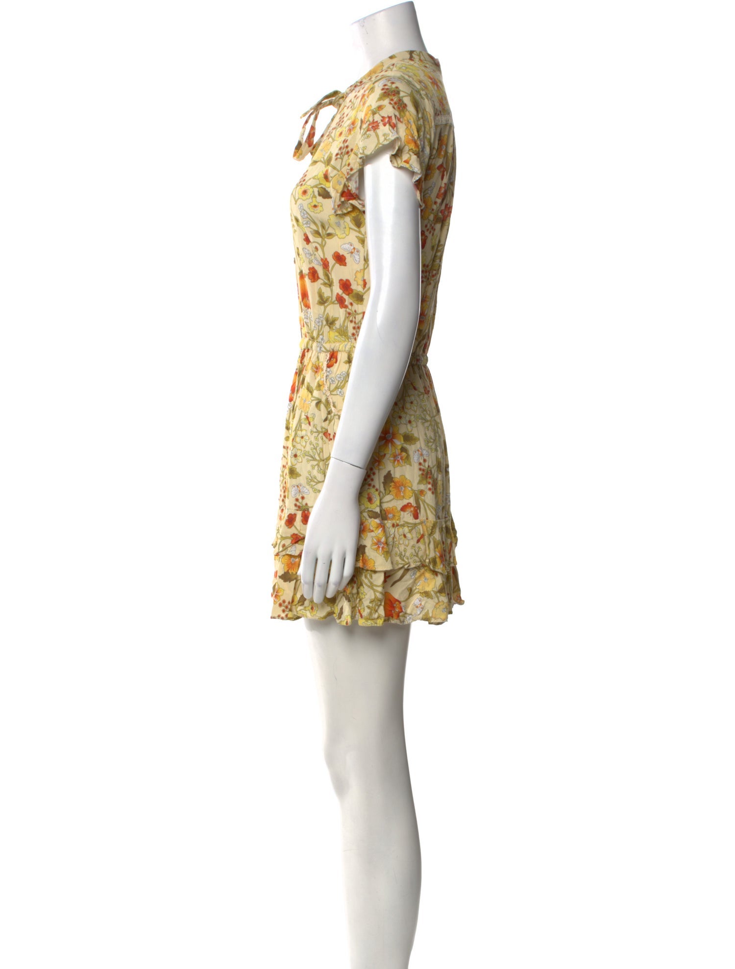 Spell Floral Print Mini Dress