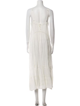 Spell Square Neckline Long Dress