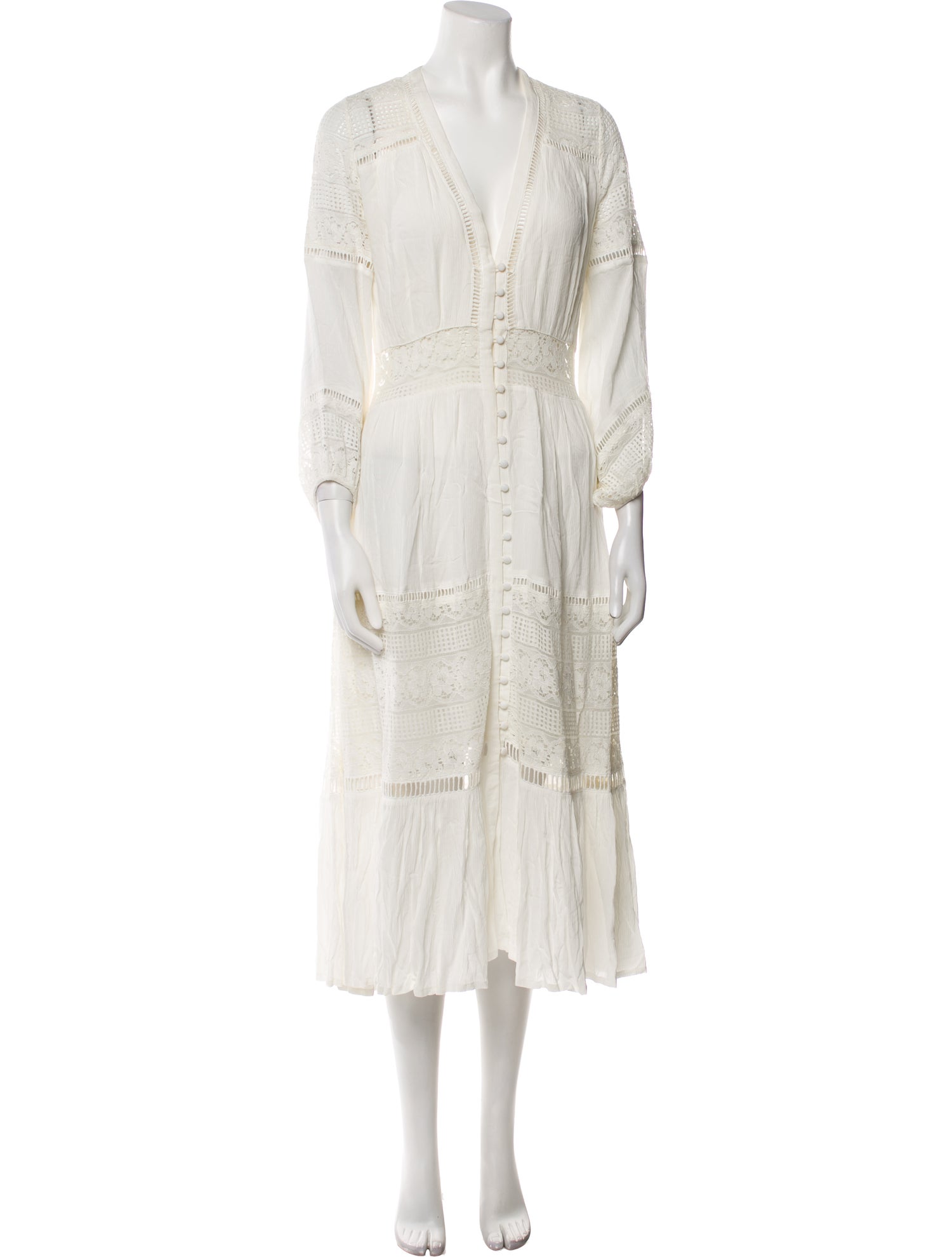 Spell V-Neck Midi Length Dress