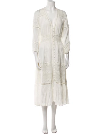 Spell V-Neck Midi Length Dress