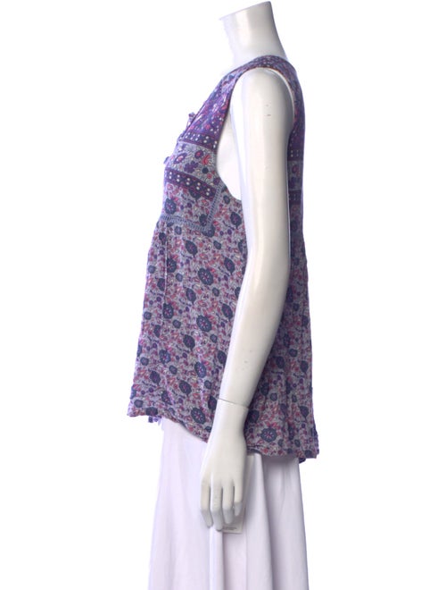 Spell Printed Cowl Neck Top