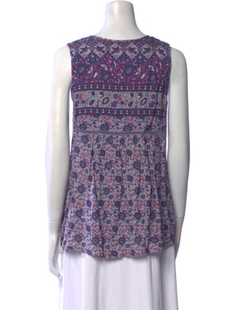 Spell Printed Cowl Neck Top