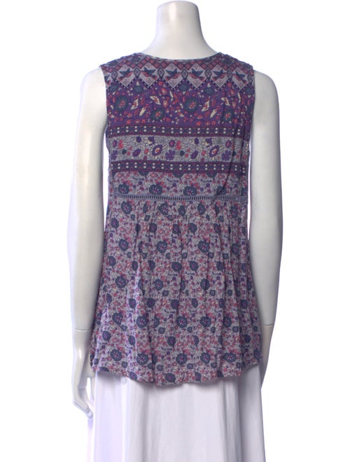 Spell Printed Cowl Neck Top