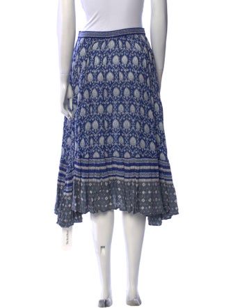 Spell Printed Midi Length Skirt