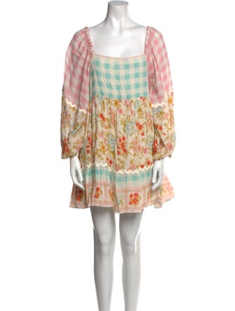 Spell Printed Mini Dress