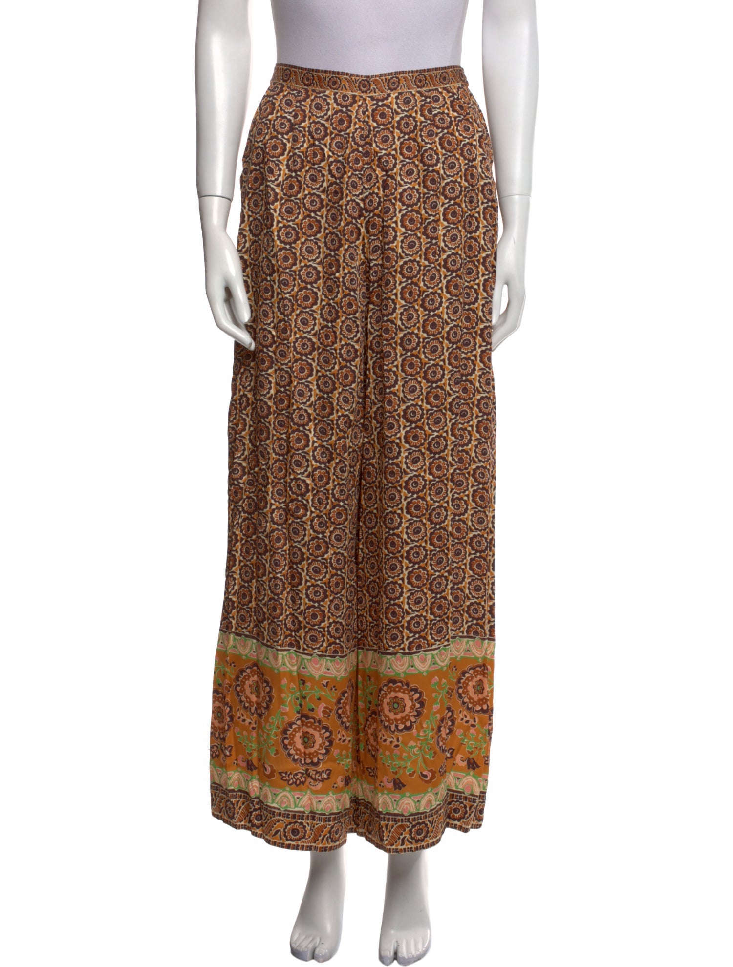 Spell Floral Print Wide Leg Pants w/ Tags