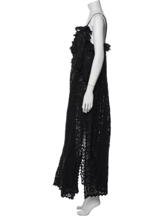 Spell V-Neck Long Dress