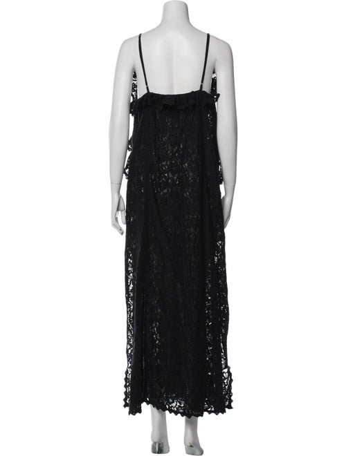 Spell V-Neck Long Dress