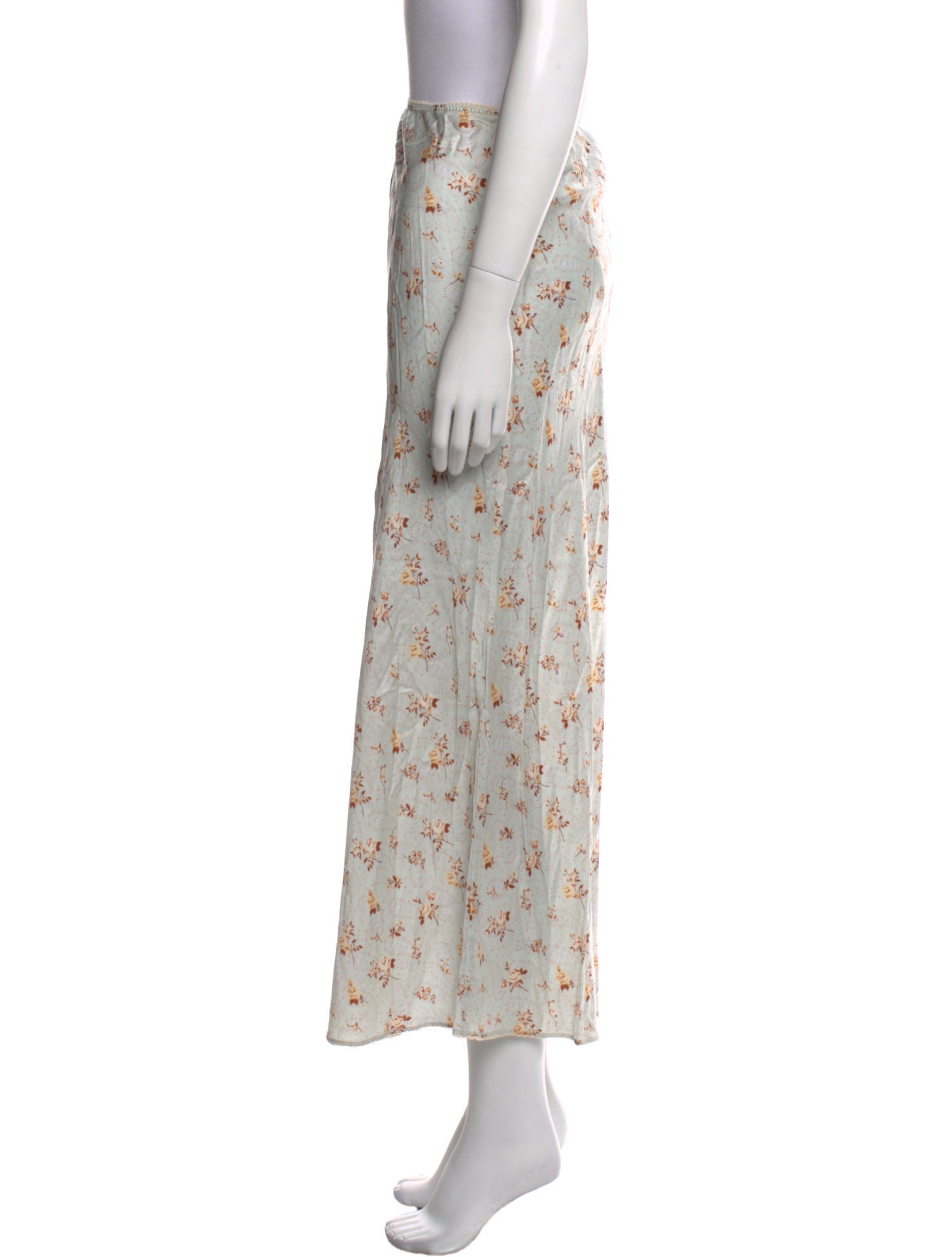 Spell Floral Print Midi Length Skirt w/ Tags