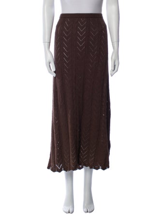 Spell Mesh Accents Midi Length Skirt