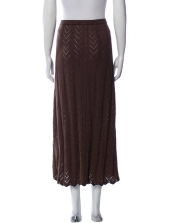 Spell Mesh Accents Midi Length Skirt