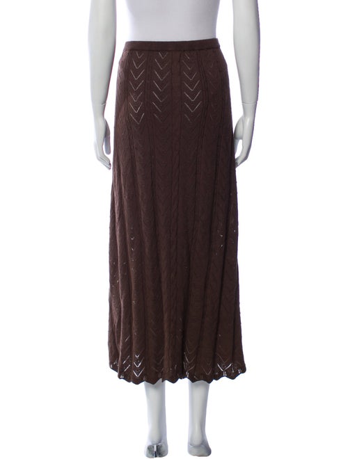 Spell Mesh Accents Midi Length Skirt