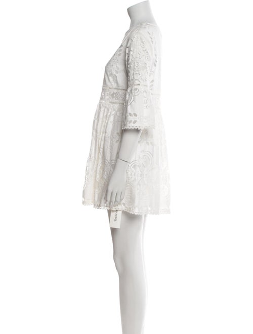 Spell Bateau Neckline Mini Dress