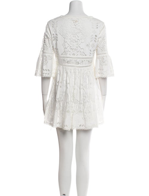 Spell Bateau Neckline Mini Dress