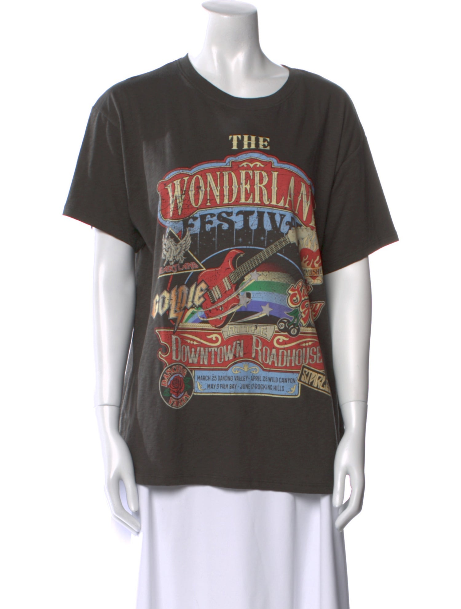 Spell Graphic Print Crew Neck T-Shirt