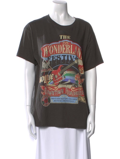 Spell Graphic Print Crew Neck T-Shirt