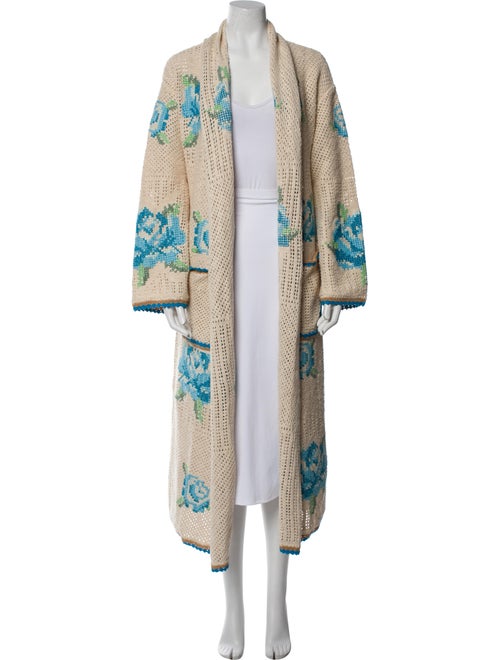 Spell Linen Floral Print Sweater