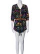 Spell Floral Print V-Neck Romper
