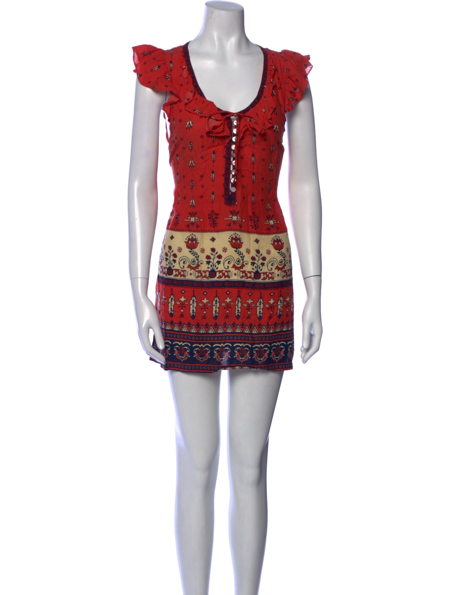 Spell Printed Mini Dress