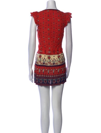 Spell Printed Mini Dress