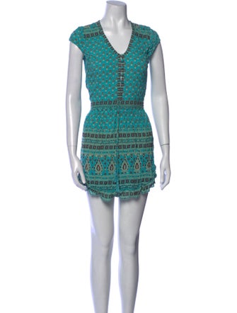 Spell Printed Mini Dress