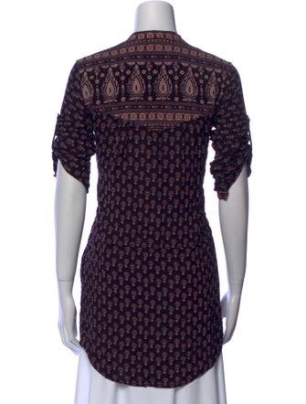 Spell Printed Mock Neck Tunic