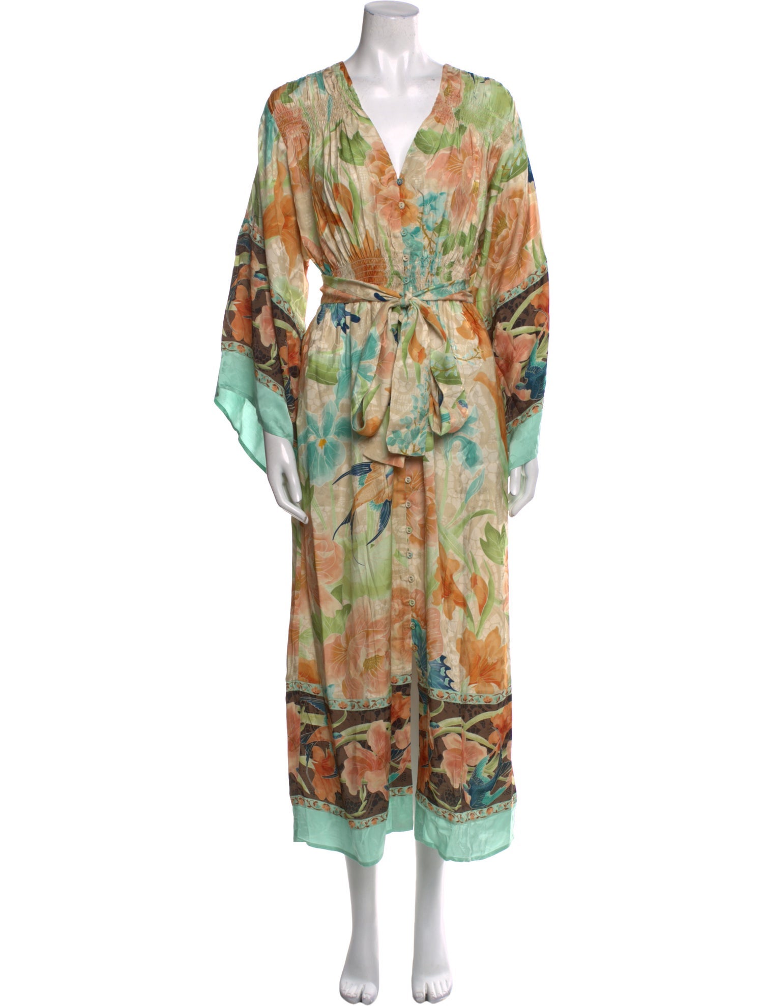 Spell Printed Long Dress