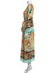 Spell Printed Long Dress
