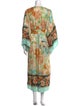 Spell Printed Long Dress