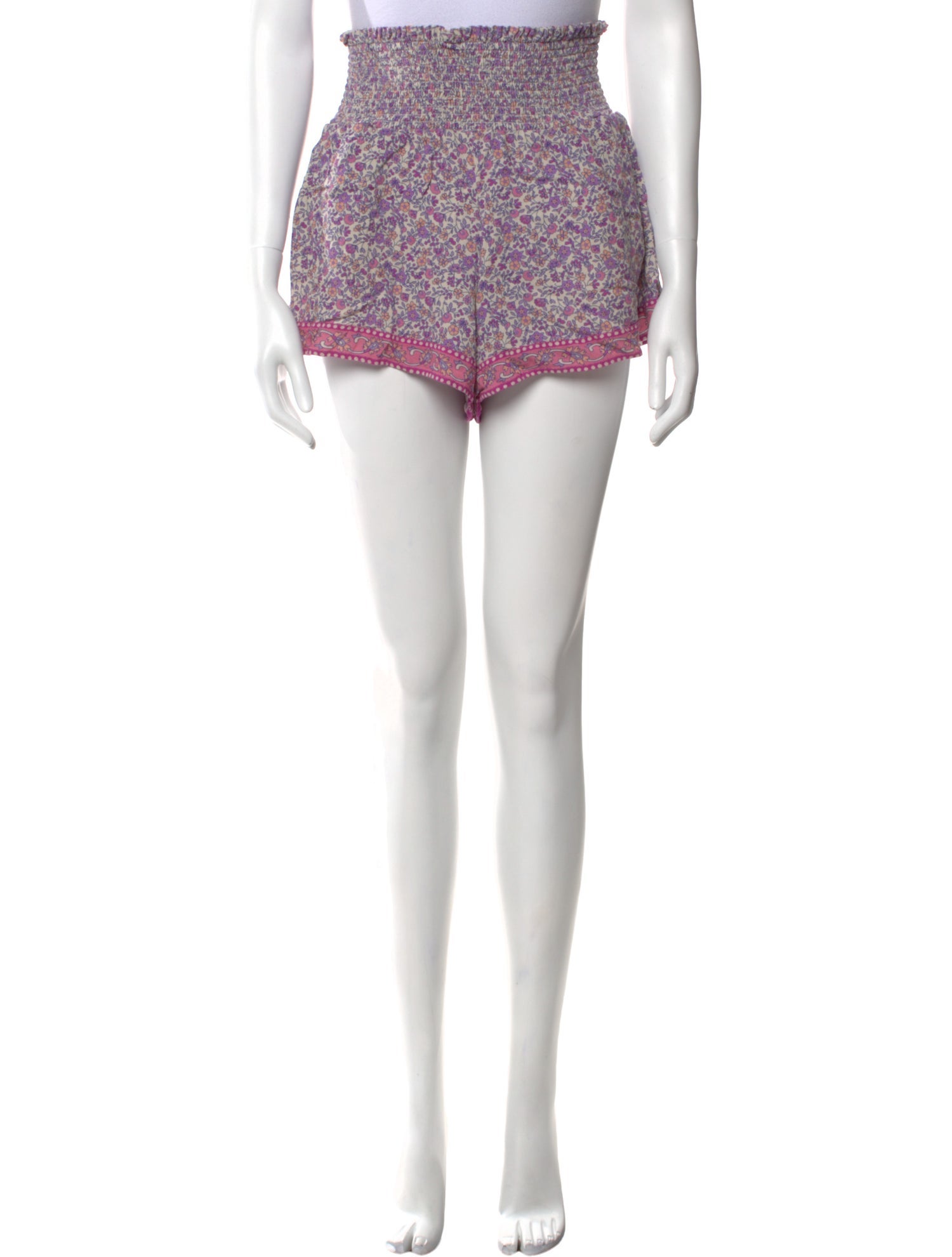 Spell Printed Mini Shorts