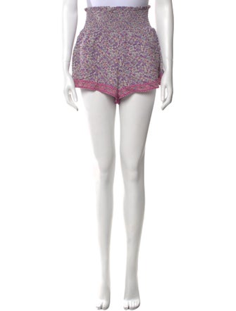 Spell Printed Mini Shorts