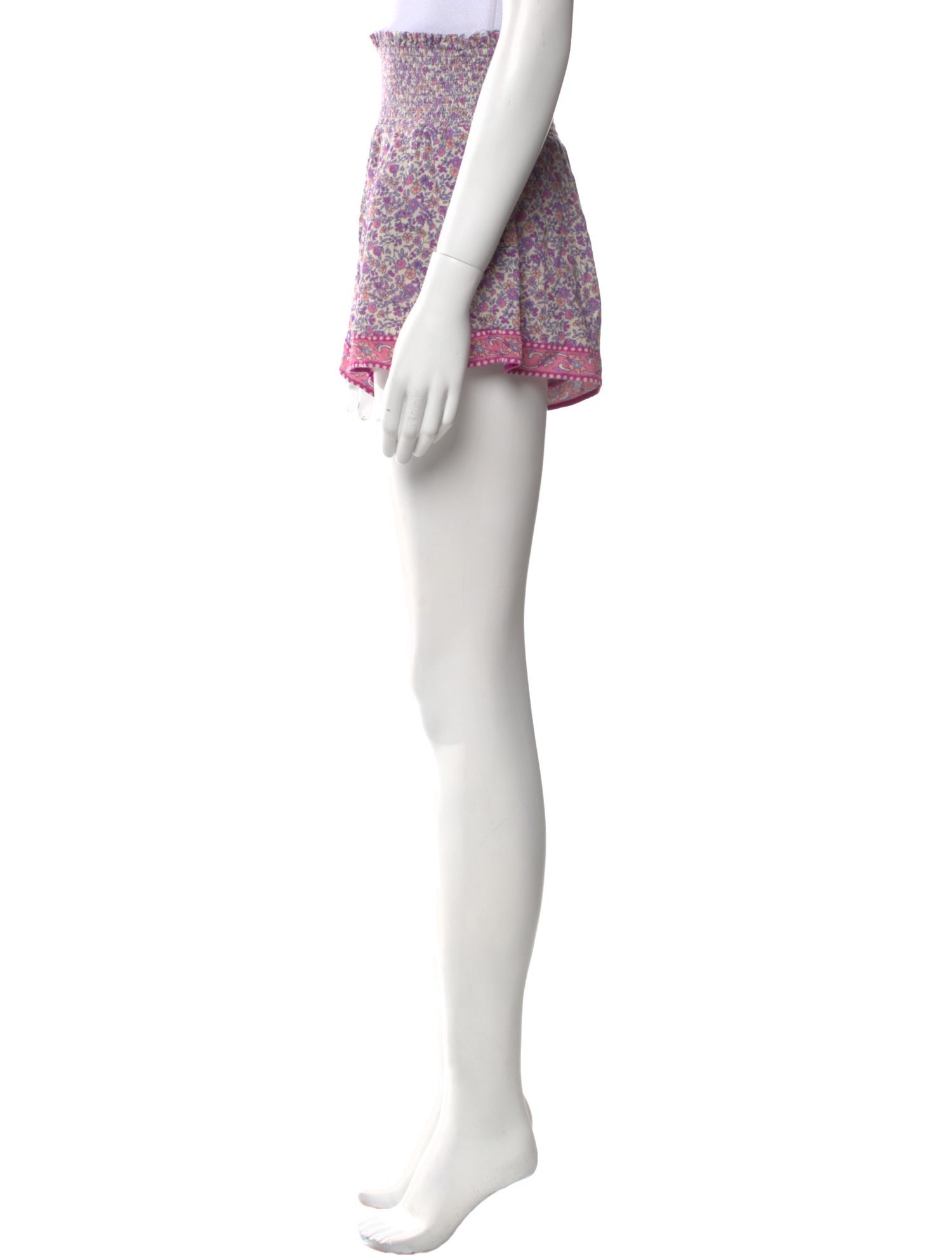 Spell Printed Mini Shorts