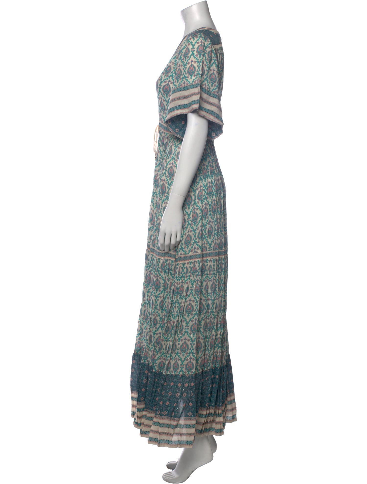 Spell Printed Long Dress w/ Tags