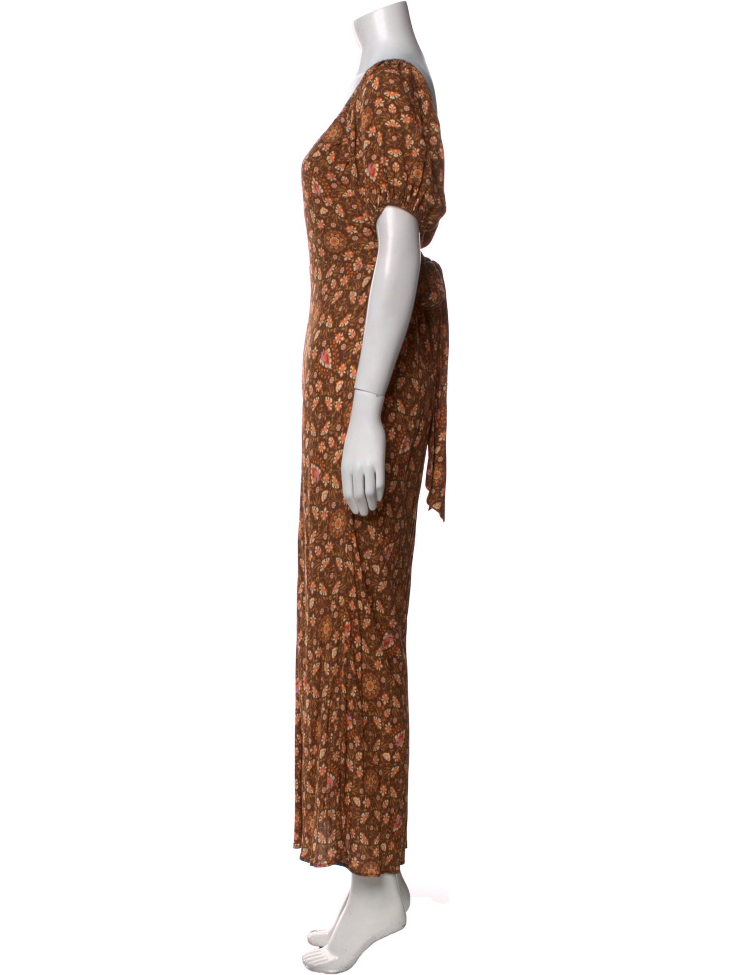 Spell Floral Print Long Dress