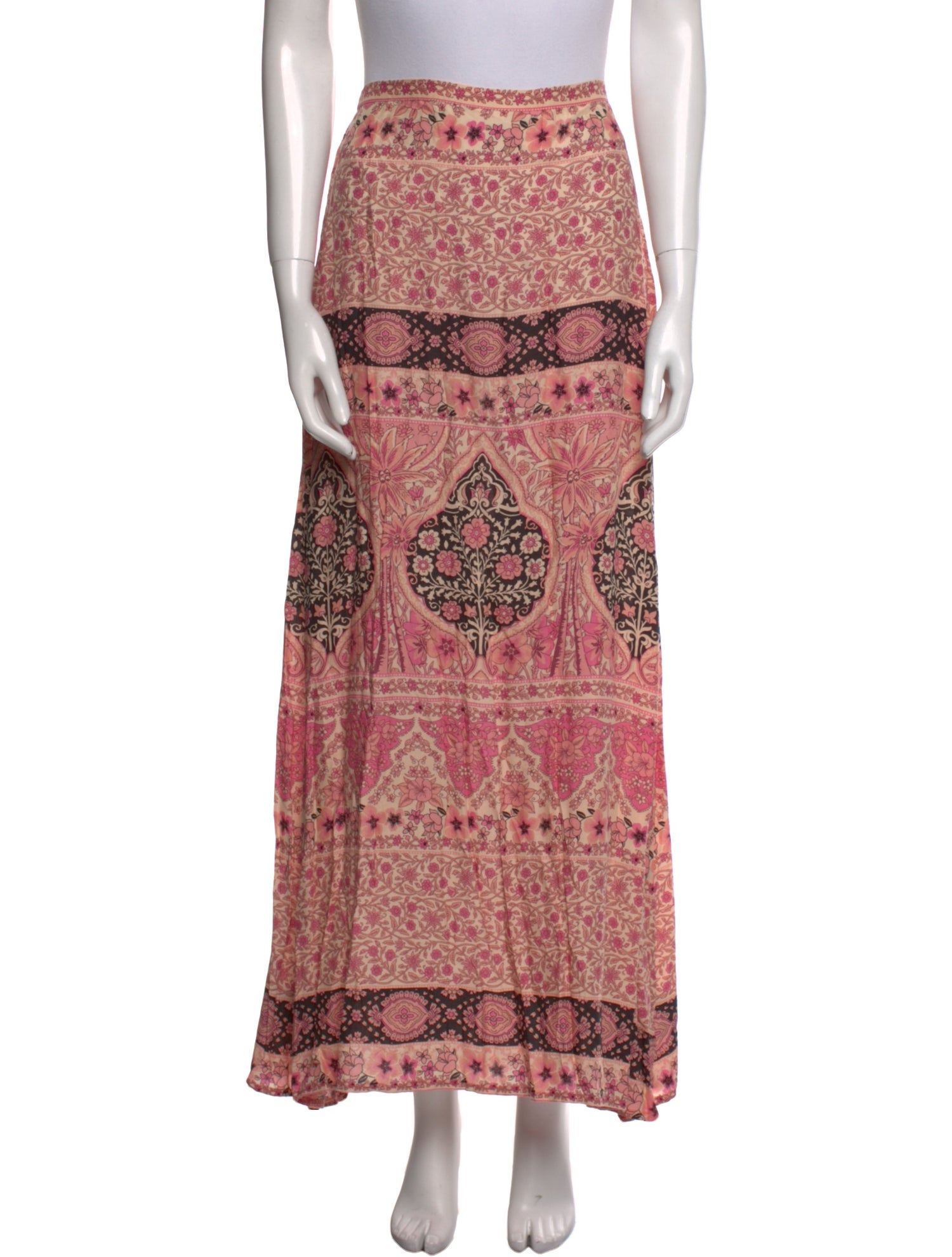 Spell Floral Print Long Skirt