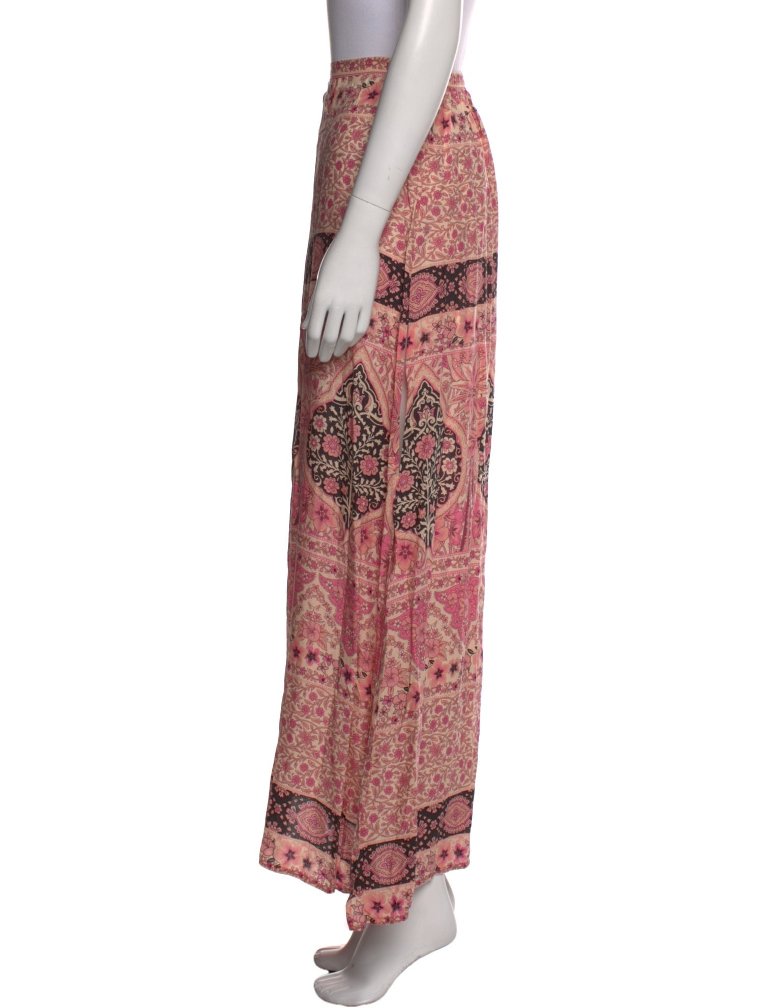 Spell Floral Print Long Skirt