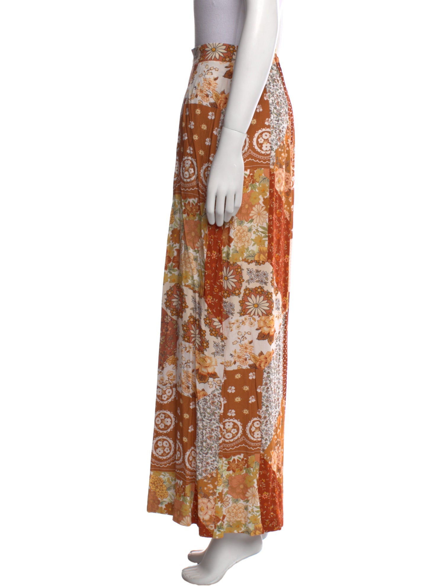 Spell Printed Wide Leg Pants