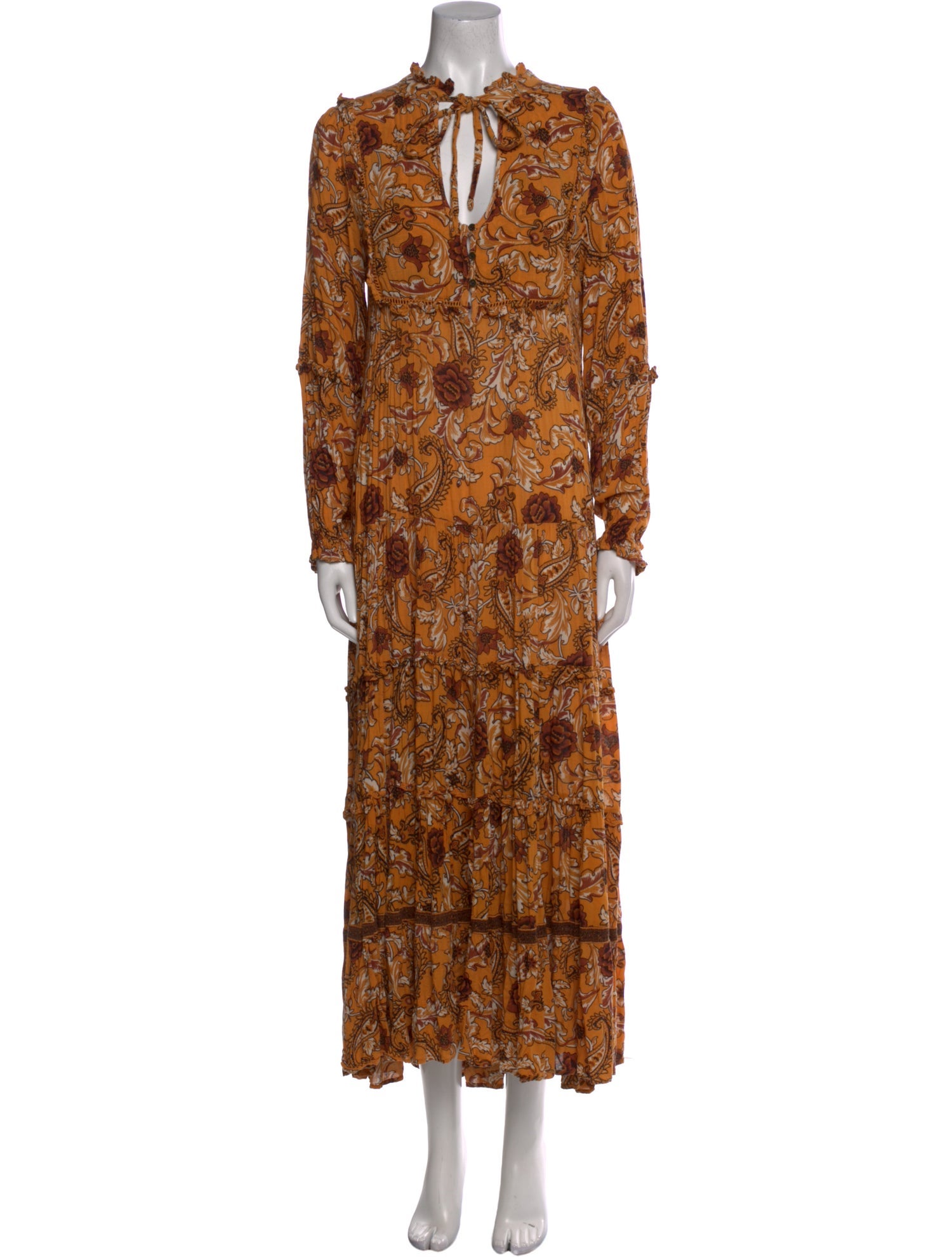 Spell Printed Long Dress