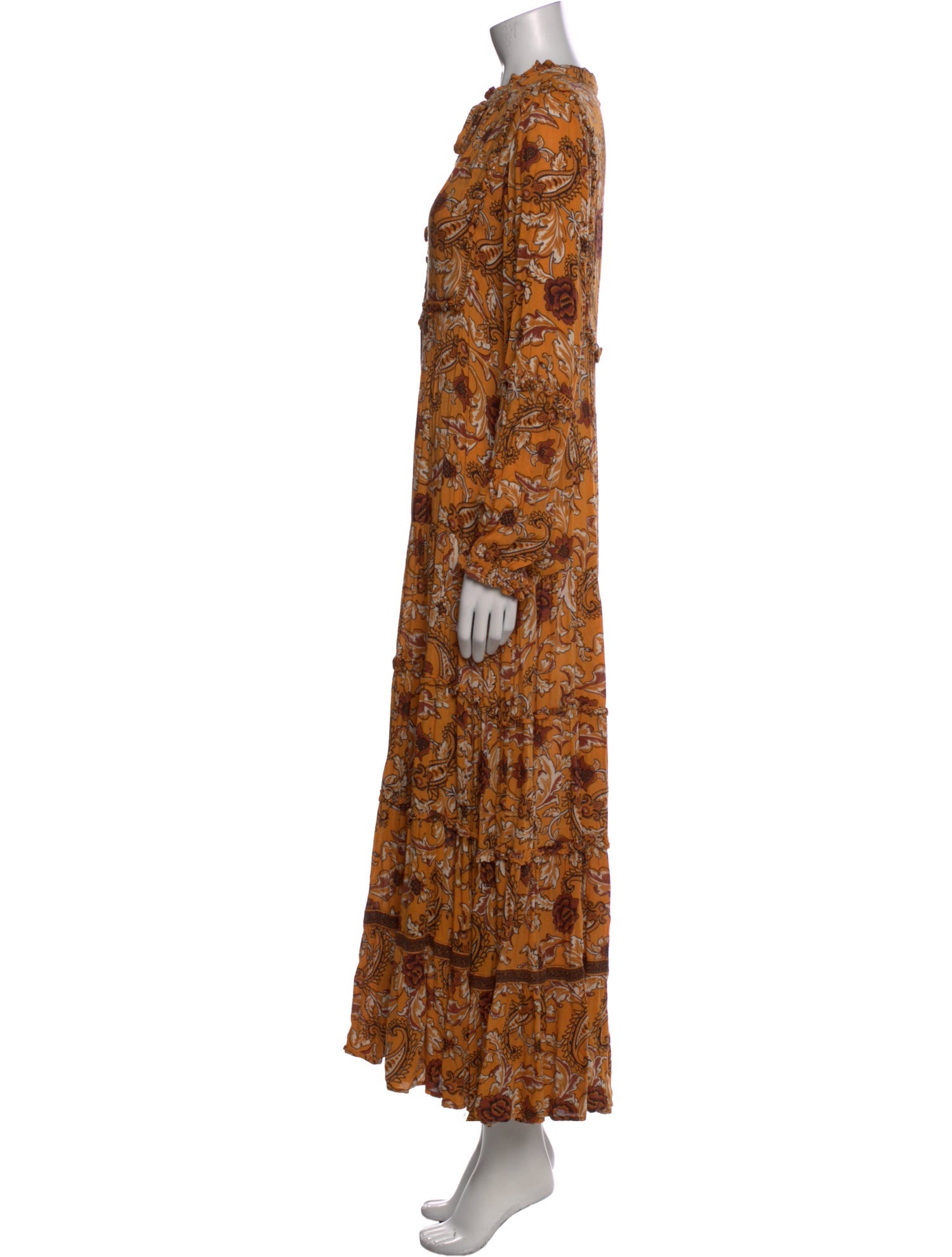 Spell Printed Long Dress