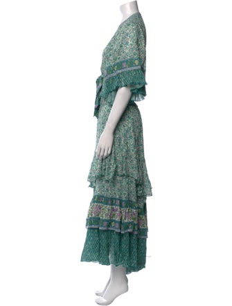 Spell Floral Print Long Dress