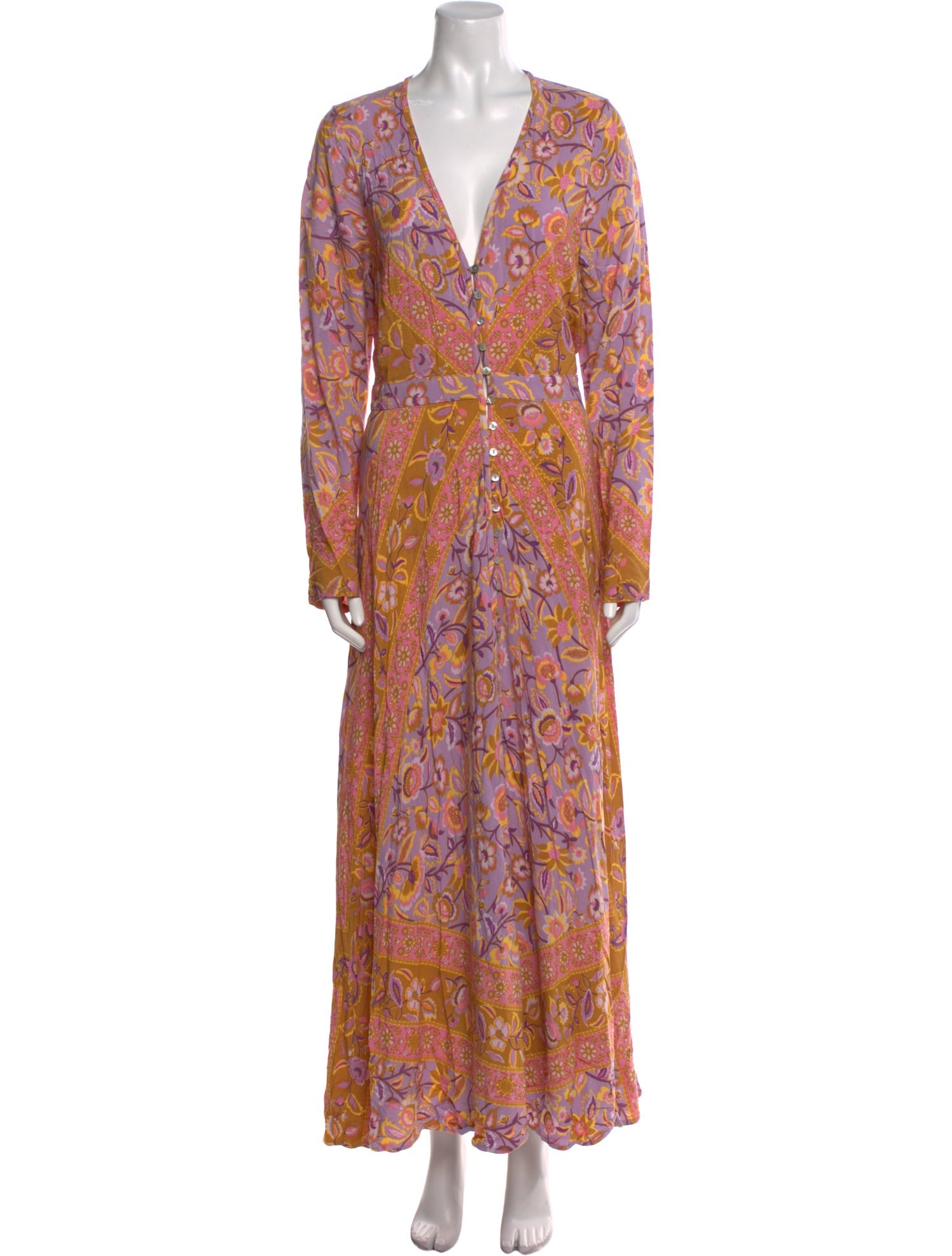 Spell Paisley Print Long Dress