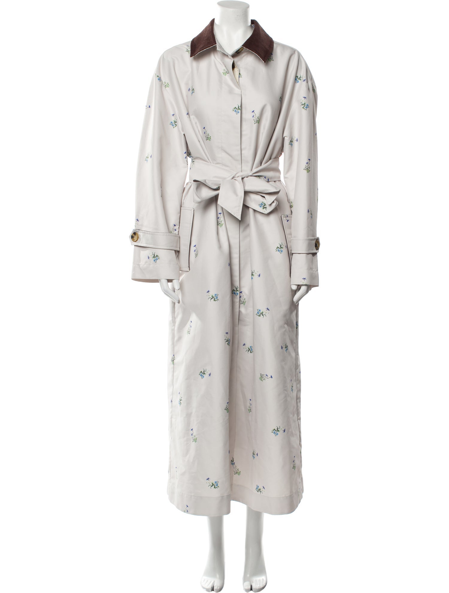 ジャケット・アウター Supreme floral washed work trench coat S Supreme Washed Work Trench Coat (SS18) - $198